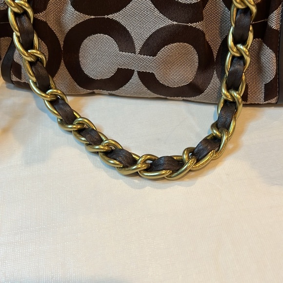 COACH PARKER OP ART KISS LOCK RARE EUC BAG - Picture 15 of 16